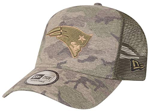 New Era A-Frame Trucker Cap - New England Patriots Wood camo