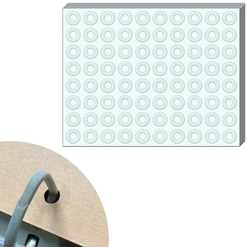 4000 Stück - Lochverstärker Selbstklebend Transparent, Verstärkungsringe Lochverstärkungsringe Ringlochverstärker