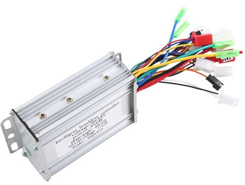 RIYAN 1 Stück 36V/48V 350W E-Bike Brushless Controller Zubehör für Elektrofahrrad E-Scooter Dual Mode Sensor/Sensorless