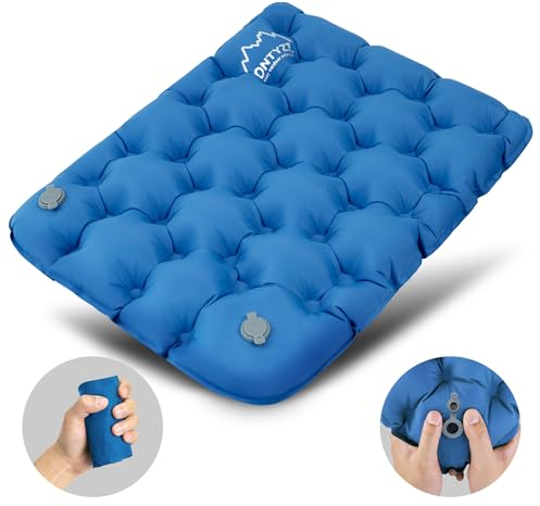 Cojín de asiento inflable portátil, resistente al agua, ultraligero, para exteriores, oficina, jardín, conciertos, camping