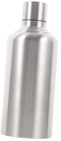 DECHOUS 1pezzi Fiaschetta Di Vino in Acciaio Inossidabile Bottiglia Portatile Per Bevande Fredde e Calde Design Di Perdite Per Famiglia Viaggio Aperto