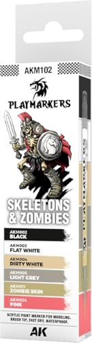 AK Interactive PLAYMARKERS Set AKM102 Skeletons & Zombies (6X)
