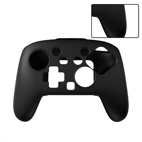 Silicone Protective Case for Switch 2 Pro Controller – Scratch Resistant & Shockproof Cover with Anti-Slip Grip and Ventilation Design (No Texture)