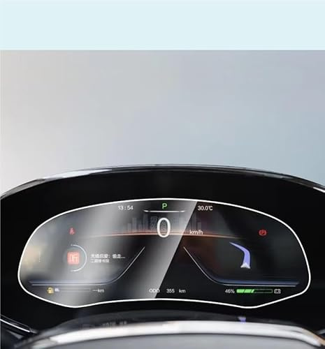 Lámina Protectora para Sistema de navegación de Coche SKYWELL ET5 2020-2022, lámina Protectora para salpicadero Fabricada en Cristal Templado con Pantalla táctil (salpicadero).