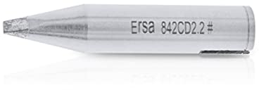 Ersa Ersadur 0842CD - Punta de soldador para estaciones de soldado RDS80 / Analog60 / MS8000 uv con elevada demanda térmica, recta con forma cincelada