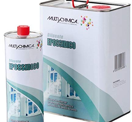 Diluente epossidico per fondi e finiture epossidiche Multichimica - vari formati - LT.5
