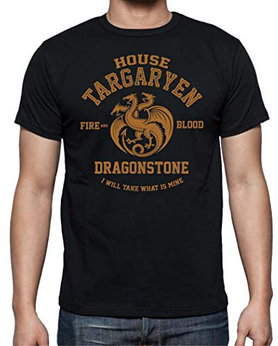 the Fan Tee Camiseta de Hombre Juego de Tronos Tyrion Snow Dragon Daenerys Stark 061 L