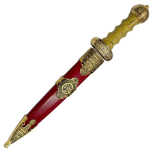 Daga Gladius Color Madera S0237A | Cuchillo-puñal templario histórico de coleccionista con Vaina. Colección de artículos Antiguos…