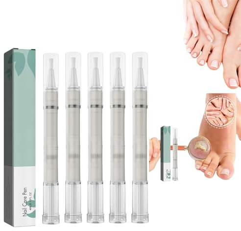 Stylo de soin des ongles, stylo de soin des ongles, stylo de traitement des ongles, stylo de réparation des ongles for ongles abîmés, stylo de soin des ongles de routine santé (Color : 5 sticks)