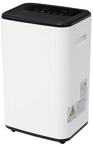 BTM 25L/Day Dehumidifier for Home 26 ㎡,Dehumidifier and Air Purifier with 6L Water Tank & 24 Hour Timer & LED Screen & Child Lock, 3 Modes Humidifier for Bedroom (Automatic/Dry/Sleep)