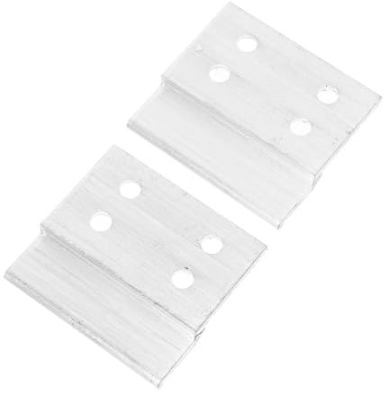 iplusmile 2 Stück Z-klampen-wandaufhänger Aus Aluminiumlegierung Robustes Bildaufhängesystem Spiegelaufhänger Robuste Hardware Für Die