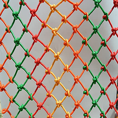 Kletternetz für Kinder, Krabbelnetz, Indoor-Krabbelnetz, Outdoor-Ladungsnetz, Nylon-Strickleiter, Treppenschutznetz, Sicherheitsnetz(1x5m)