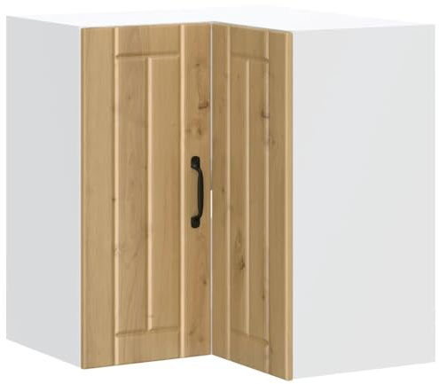 vidaXL Mueble de Cocina Esquina Pared Lucca Roble Artesanal