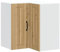 vidaXL Mueble de Cocina Esquina Pared Lucca Roble Artesanal