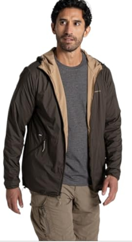 Craghoppers NOSILIFE OVIS - Chaqueta reversible, color verde bosque, talla L, Verde bosque, L