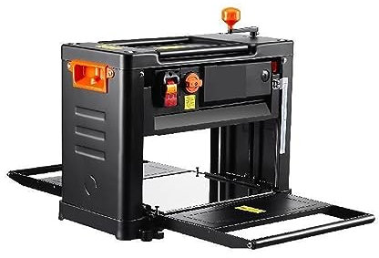 Cepilladora eléctrica de espesor de sobremesa, cepilladora de madera de 13 pulgadas con tres cuchillas, dos velocidades, 15 amperios, 2000W for cepillado de carpintería DIY Para uso doméstico diario