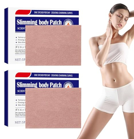 10 stycken bantning snabblapp, slimming fettförbrännare plåster navellapp ventilerande plåster för fysiskt välbefinnande, buklapp för ölmage, magfett midja, hink midja