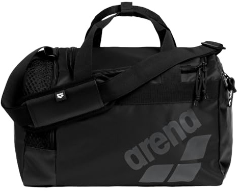 Arena Sporttasche Schwimmtasche Duffelbag Umhängetasche All Set Duffle 25 L, Farbe:Schwarz, Artikel:-100 Black
