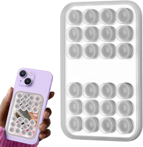 Yulokdwi Ventouse Support Téléphone | Ventouse pour Mobile,Support de Fixation pour Bureau Douche Mur et Voiture,pour Voiture Bureau Mur Salle de Bain Conduite