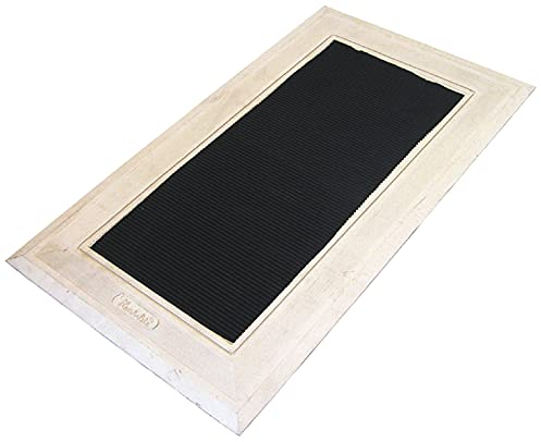 Henselite Flat Green Rubber Rectangular Bowls Mat - 24x 12