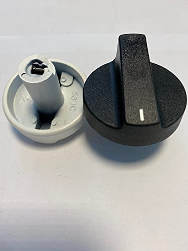 MANOPOLA DI RICAMBIO PER CUCINA A GAS COMPATIBILE CON WHIRLPOOL IGNIS MN 700 NO ORIGINALE ADATTABILE CON GAMBO RINFORZATO DISPONIBILE NERA OPACA O BIANCA