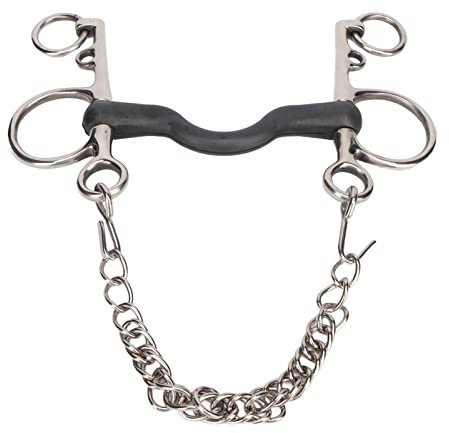 Shanrya Broca para Boca de Caballo, Pulido Manual Seguro para Accesorios para Caballos (127MM)