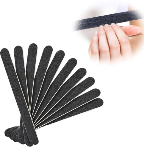 6 Piezas Limas de Uñas Profesionales, Doble Cara Lima de Uñas 100/180, Limas Uñas Semipermanentes, Naturales y Gel Acrílico Limas uñas con Lavable, para Uso Doméstico y Salón