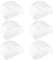 Lectorias 6 Stück Türstopper Boden Selbstklebend, Türpuffer Boden zum Kleben Transparent, Bodentürstopper ohne Bohren, Wandpuffer für Alle Hartböden Geeignet zum Schutz von Wand, Türen und Möbel