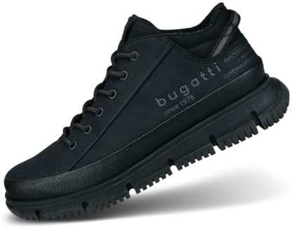 bugatti Herren-341-AC238-5000-1000-Stiefel Kaltfutter,schwarz,43
