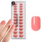 DOONAILS Soft Gel Press On Nails 30er Set Peach Please Short Square Form Pink Orange Nägel zum Aufkleben Full Cover in Salonqualität Fake nails soft gel Short Natürliches & angenehmes Tragegefühl