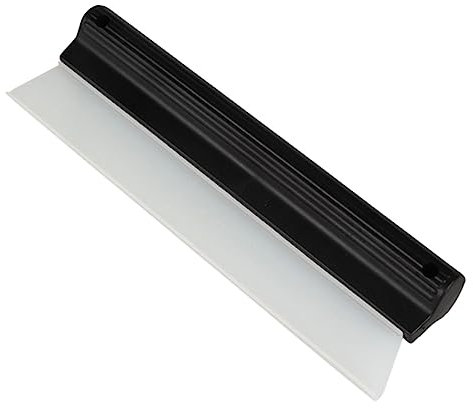 Gatuida Tergivetro Silicone Per Auto e Bagno Strumento Versatile Per Pulizia Finestre e Specchi Manico Antiscivolo Per Uso Confortevole Colore Nero Per Vetri e Superfici Piastrellate