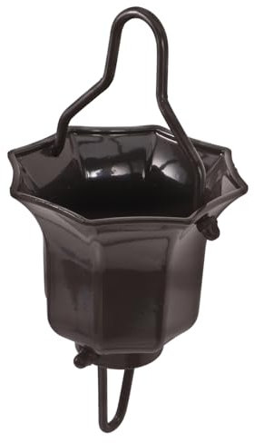 Hemobllo Catena Antipioggia in Metallo per Grondaie Catena Decorativa per Esterni Raccoglitore d'Acqua Piovana per Pluviali per Grondaia