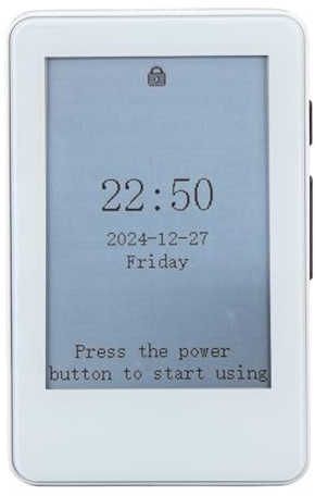 Tosuny Lettore di Libri Elettrici, Lettore di Ebook Portatile con Schermo a Inchiostro E 2,7 Pollici, Lettore Musicale, Sincronizzazione dei Testi, Calendario, Sveglia, Calcolatrice,