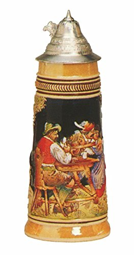 KING Boccale da Birra tedesco Boccale alpino con dipinti di Franz Defregger 1 litro