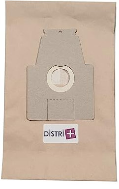 Distri+ - Kompatibler Staubsaugerbeutel BOSCH/SIEMENS TYP M, TYP P, ERGOMAX, ERGOMAXX, BSG8.., VS08.., 461750... - Beutel mit 5 Papierbeuteln