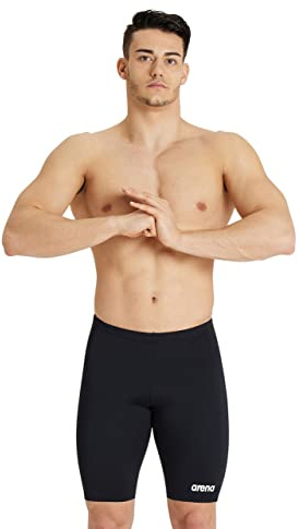 ARENA Performance Men's Solid Team Jammer Bañador para Hombre, Negro/Blanco, 40