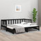 Yolola Schlafsofa,Schlafcouch,Sofabett,Bettsofa,Ausziehsofa,Jugendbett,Gästebett,ausziehbares Doppel-Bett,Tagesbett Ausziehbar,Massivholz Kiefer-Schwarz-2x (90 x 190) cm