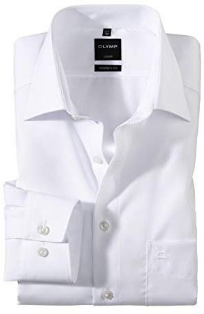 Olymp Modern Fit New Kent Collar Shirt Long Sleeve M - white -