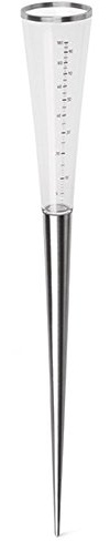Blomus 65251 - Pluviómetro, Color Plateado