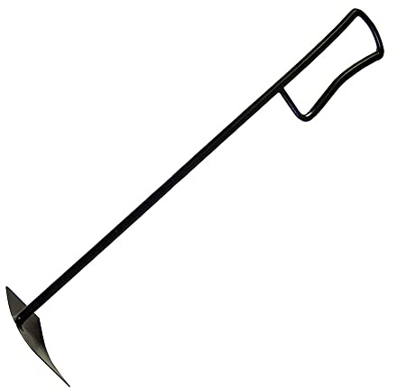 Bayou Classic 500-586 Steel Ash Rake Features Long Steel Handle w/ Curved End Perfect For Charcoal Grills Smokers and Fire Pits