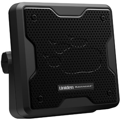 Uniden Bearcat (BC20) Haut-Parleur de Communication Externe 20 W Design Robuste et Durable Idéal pour Amplifier Les scanners Uniden et Les radios CB et Autres récepteurs de Communication Noir