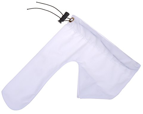 Agoky Herr kalsonger Ice Silk herr trosor underkläder penisärm C-string penisärm trosor tanga sexiga underkläder – penis testiklar påse med dragsko, Vit, En Storlek