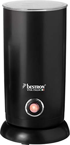 Bestron Montalatte elettrico , con base a 360° e capacità fino a 300 ml, collezione Viva Italia, 550 watt, colore: nero