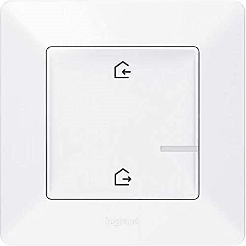 LEGRAND, Valena Life with Netatmo 752186 Master Switch Come/Go, Control of Stored Everyday Scenarios, Local Control or via App or Voice Assistant (Alexa, Siri, ..), Includes Battery