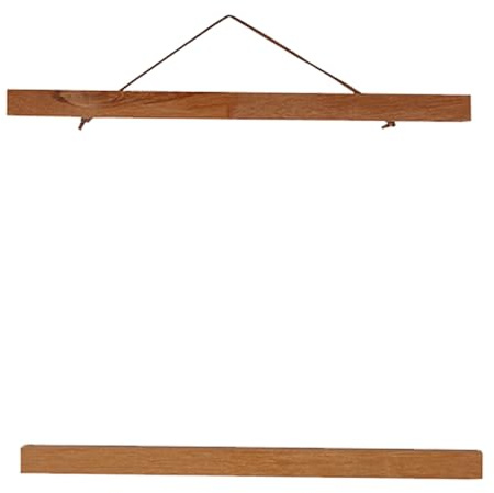 Magnetisk Affischhängare, 21cm / 30cm / 40cm / 50cm Ljus Trä Modernt Magnettryck Dowel Poster Hangers Ramar Hängande Kit(30cm) Ornament/Hängen