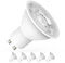 Yiahin Ampoules LED GU10 5W - Équivalent 50W - 450 Lumens - Blanc Froid 6000K - Angle de 120° - Faible Consommation - Éclairage Énergétique et Économique - Pack de 5