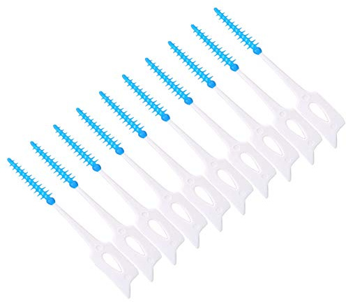 Cepillos Interdentales Suaves de los Palillos Disponibles, 80pcs/set para una Limpieza Suave y Eficaz (paquete de 80)