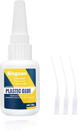 30g Handwerkerkleber für Kunststoff, modellbau geeignet - klebt PVC, Acryl, Nylon, ABS, PBT, PS, PA, PC, PM, MA und Vinyl in Sekunden