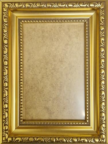 Aryllis Vintage A4 Photo Frame, Ornate Gold, Free-standing & Wall Mountable Premium Picture Frame with Perspex Front
