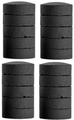 UPKOCH 2 Set Carbone da Campeggio Griglia Carbone di Legna da Ardere Domestico Carbone da Cucina da Cucina Carbone del Stufa A di Legno Black 10 Pezzi * 2